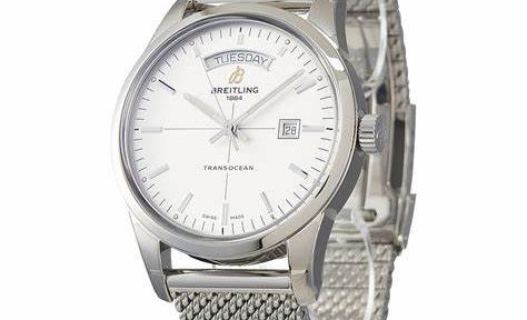 The stainless steel copy watches are designed for men.
