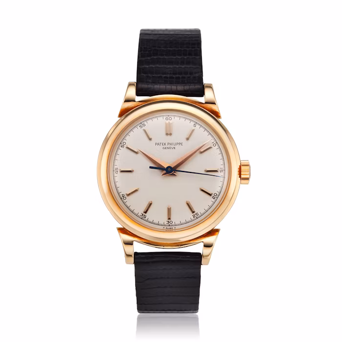 1952 UK Top Quality Replica Patek Philippe Ref. 1491R Calatrava In Rose Gold With Scroll Lugs