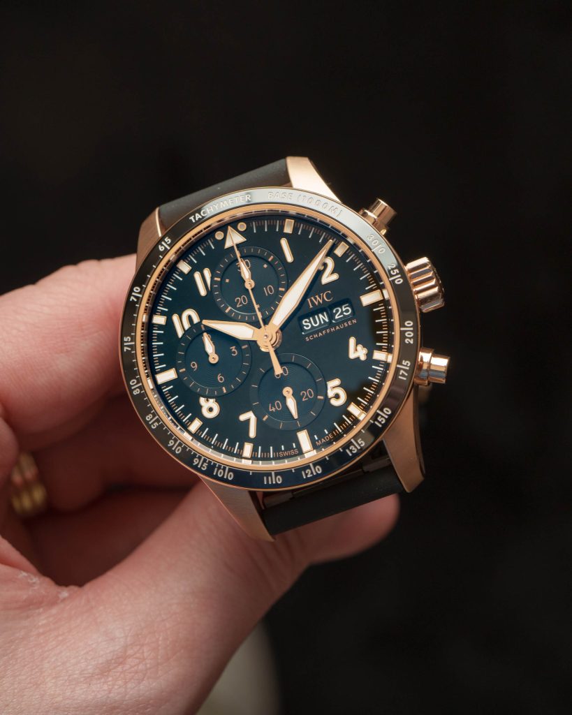 UK Top Quality Replica IWC’s Pilot’s Watches Performance Chronograph In Rose Gold